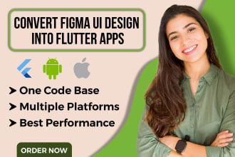 design flutter apps, bespoke flutter UI, convert figma to flutter