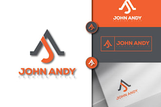 make flat minimalist luxury business logo design