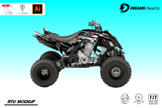 custom wrap design for your atv