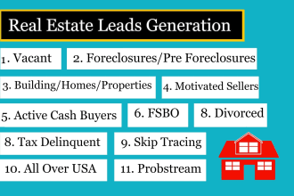 generate real estate motivated seller leads with skip tracing