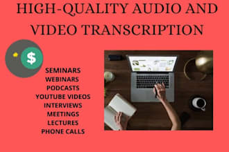 transcribe your audio and video files fast and efficiently