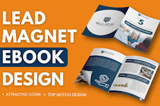 design ebook, lead magnet and pdf design