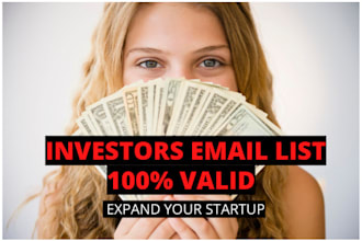 provide private equity venture capital, angel investor email list