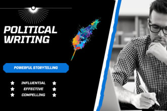 write political articles for your blog or website