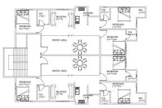 draw floor plan or blueprint for permit or remodeling