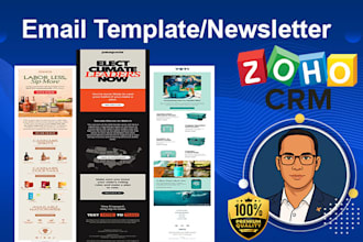 develop email template, zoho email newsletter template