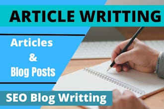 write blog post writing and seo blog writing