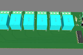 design your pcb for power relay board