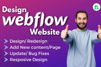 do webflow website design and convert figma to webflow