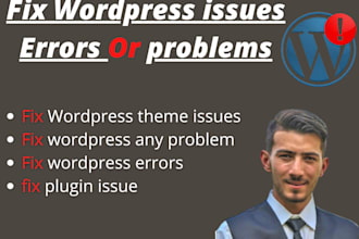 fix wordpress errors and fix issues