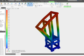 do  finite element analysis through inventor nastran