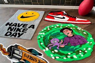 make a real custom rug with this or your design