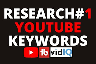do research on youtube video titles and keywords for rank