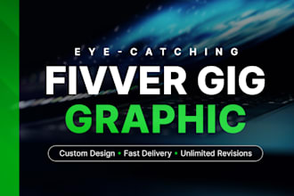 design a professional fiverr gig graphic