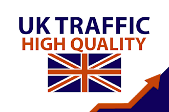 real UK website traffic driven  by keyword niche targeting