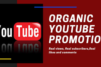 organic youtube video promotion