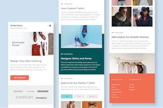 create a professional and modern wix website