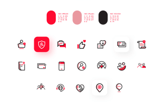 create icon for your website, animation