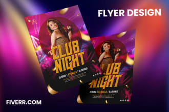 design eye catchy event flyer, hip hop, dj, concert flyer
