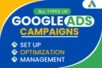 setup effective google ads, ppc campaign, and display ads campaign