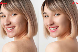 do portrait photo retouching skin smooth beauty retouch