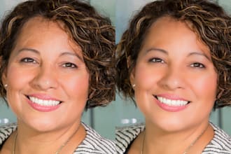 do portrait photo retouching skin smooth beauty retouch