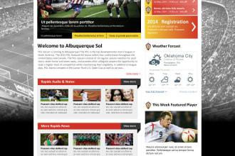 do PSD website design or web template by PSD