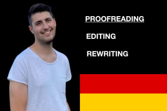 proofread and edit your german text