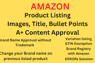 do amazon listing title a plus content HTML description