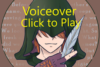 voice male characters in games, stories, and animations