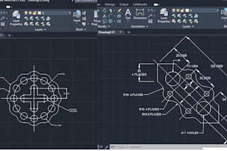 make 2d and 3d cad models within 24 hours