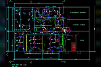 design an electrical autocad drawing
