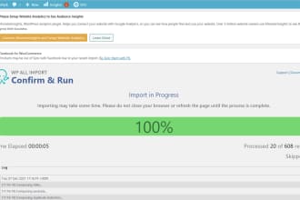import your products using wp all import