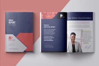 design professional brochure, annual report, catalog, flyer  for your business