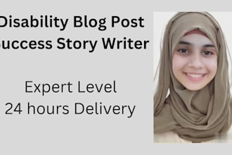 write disability articles, tips success stories