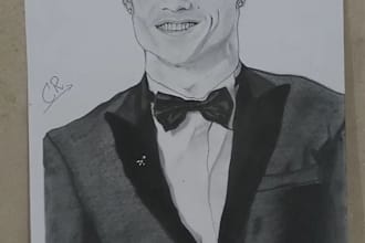 draw realistic handmade sketches,portrait and all related to art