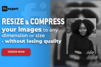 compress, resize and crop images retaining quality