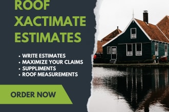 do professional xactimate roof estimates for accurate insurance claims