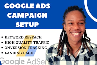 setup and manage your google PPC ads campaigns