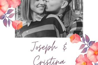 do customized wedding, birthday, halloween invitations