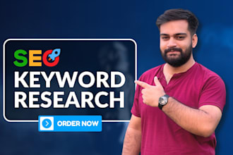 do seo keyword research and competitor analysis
