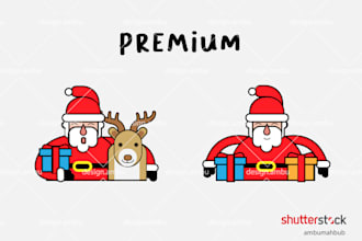 create character design, mascot flat design with vector