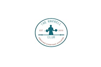 create a classic logo for new strength training facility  the barbell club