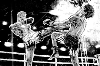 draw anything in any anime or manga style for you