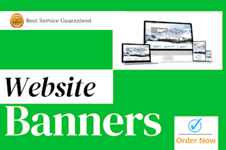 design awesome website banner or header