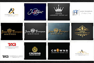 do minimalist logo and brand identity with full branding kit