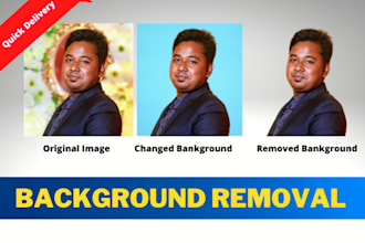 remove or change background with any color or transparent