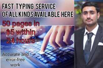 do fast typing ,retype, pdf to word ,pro typist