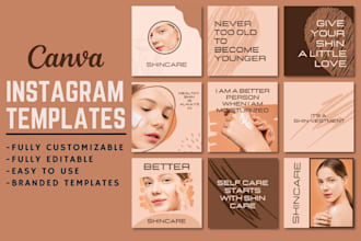 design editable canva instagram templates