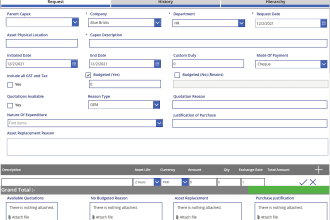 create capital expenditures capex app using powerapps